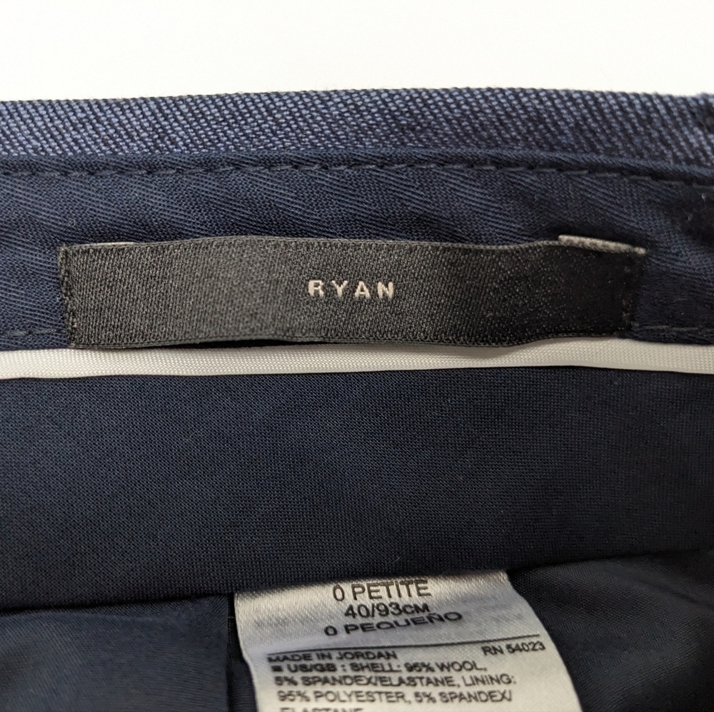 Banana Republic Ryan slim wool blend pants size 0P - Picture 7 of 14